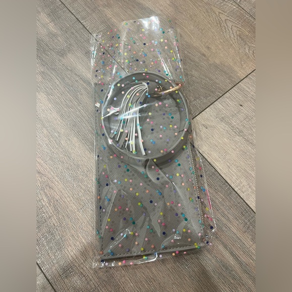 Grey Wristlet with a little keychain tassel! - Picture 2 of 6